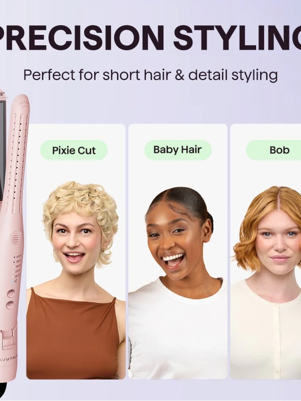Wavytalk Cool Curl Pencil Airflow Styler and straightener - Picture 3 of 8